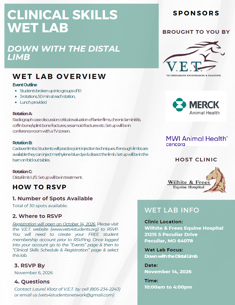 V.E.T. Wilhite Frees Equine Hospital Lab thumb
